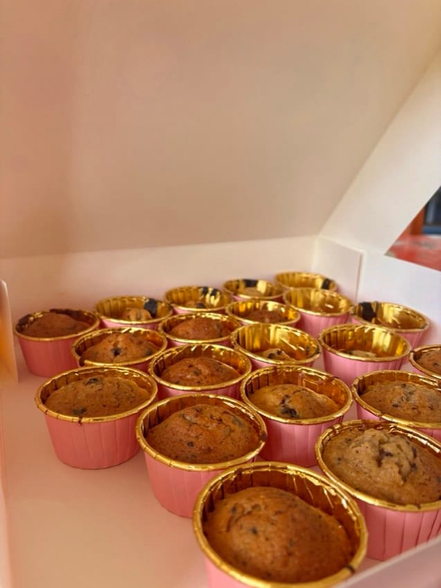 Petits gâteaux préparés pour un atelier